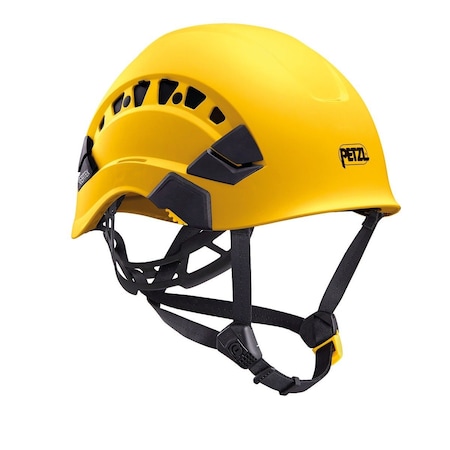 Petzl Vented Safety Helmet, Vertex Vent, Yellow VTVA-YL